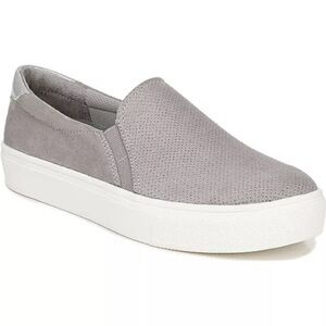 Dr. Scholl's Nova Slip-On Microfiber Sneakers Gray Size 9.5